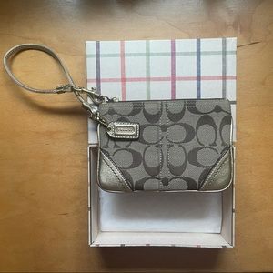 Coach Signature Collection Wristlet